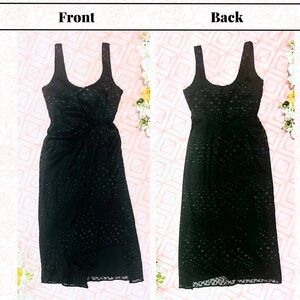 ✨🖤✨ NWT House of Harlow 1960 x REVOLVE Midi Dress Black Metallic ✨🖤✨